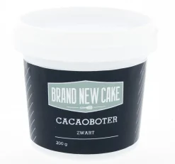 BrandNewCake Cacaoboter gekleurd Zwart 200g* Chocolade Kleurstoffen|Chocolade Kleurstoffen