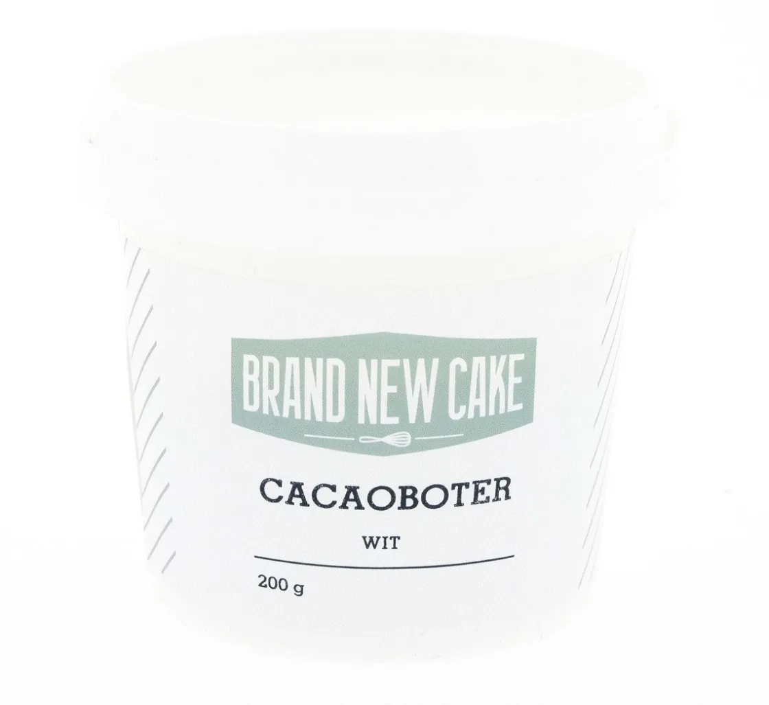BrandNewCake Cacaoboter gekleurd Wit 200g* Chocolade Kleurstoffen|Chocolade Kleurstoffen