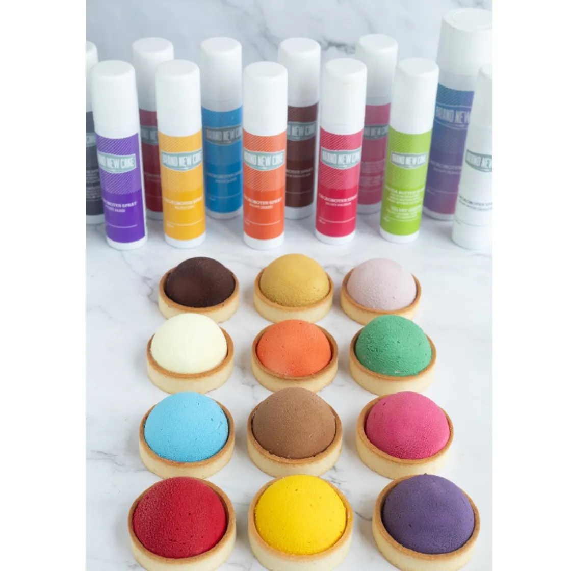 BrandNewCake Cacaoboter spray Velvet Melk choco 100ml* Spray Kleurstoffen