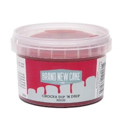 BrandNewCake Chocex Dip 'n Drip Rood 270g* Candy Melts|Drip