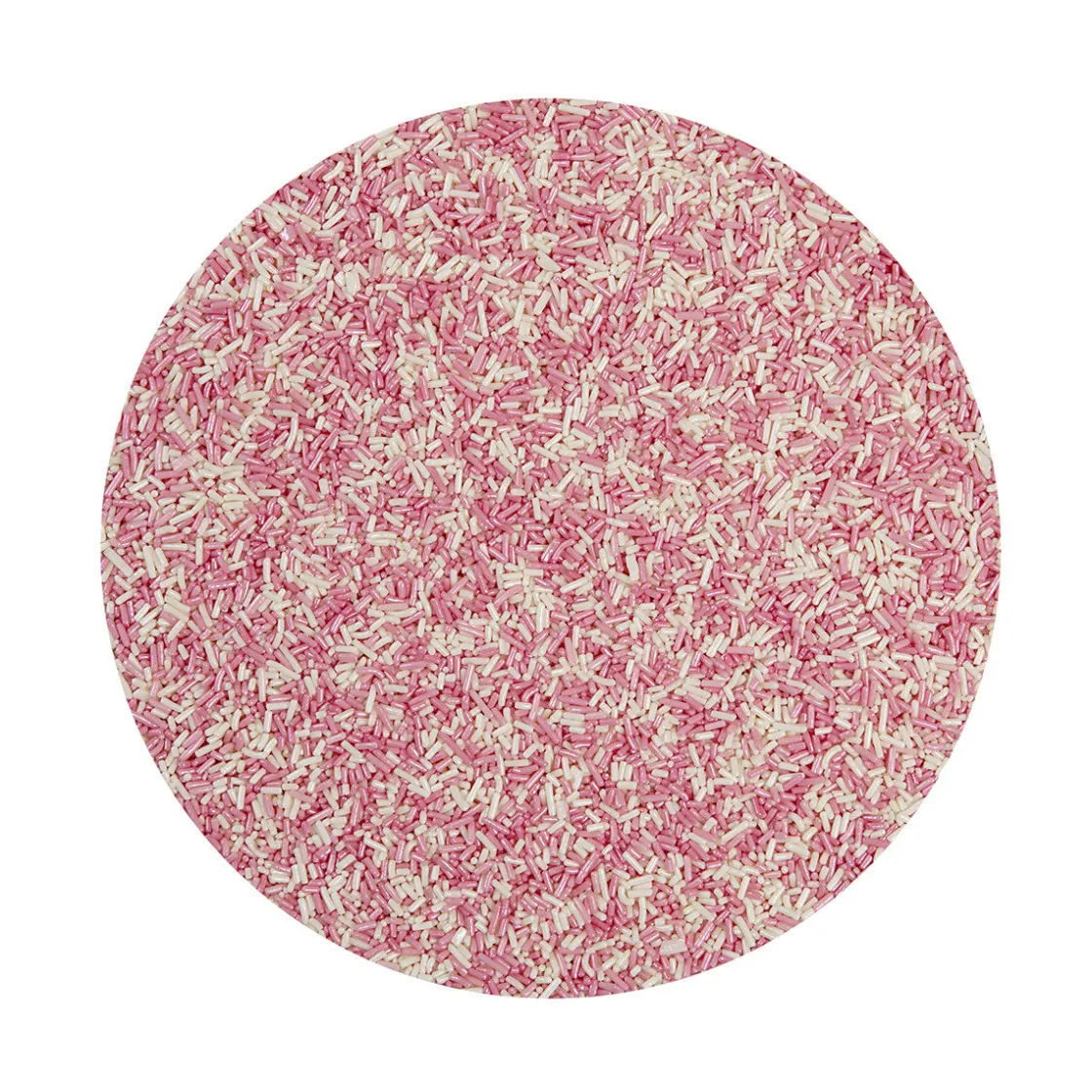 BrandNewCake Chocolade Hagelslag Roze/Wit 700g* Chocolade Decoraties|Ijsdips