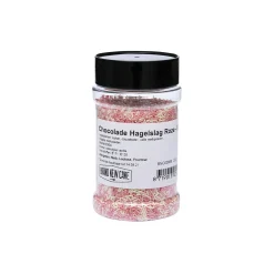 BrandNewCake Chocolade Hagelslag Roze/Wit 200g* Chocolade Decoraties|Ijsdips