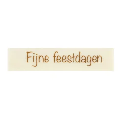 BrandNewCake Chocoladedecoratie Fijne Feestdagen Wit 120st* Chocolade Decoraties|Chocolade Decoraties