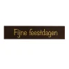 BrandNewCake Chocoladedecoratie Fijne Feestdagen Puur 120st* Smaakstrips En Schildjes|Chocolade Decoraties