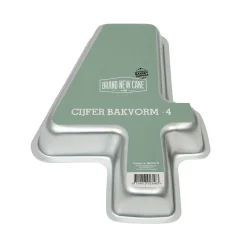 BrandNewCake Cijfer Bakvorm #4* Speciale Bakvormen