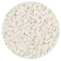 BrandNewCake Confetti Sneeuwvlokken Wit 55gr.* Eetbare Strooisels