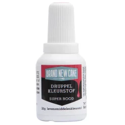 BrandNewCake Druppel Kleurstof Super Rood 20gr* Vloeibare Kleurstoffen