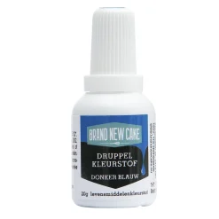 BrandNewCake Druppel Kleurstof Donker Blauw 20gr* Vloeibare Kleurstoffen
