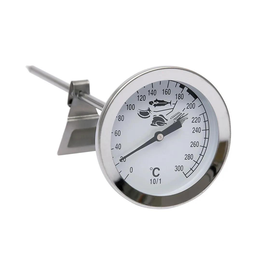 BrandNewCake Frituurthermometer RVS 0 tot +300°C* Thermometers En Timers