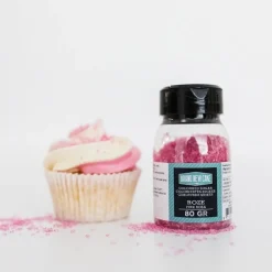 BrandNewCake Gekleurde Suiker Roze 80gr.* Eetbare Strooisels