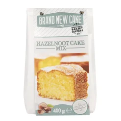 BrandNewCake Hazelnootcake-mix 400g. Glutenvrij* Banketmixen|Bekijk Alle Mixen