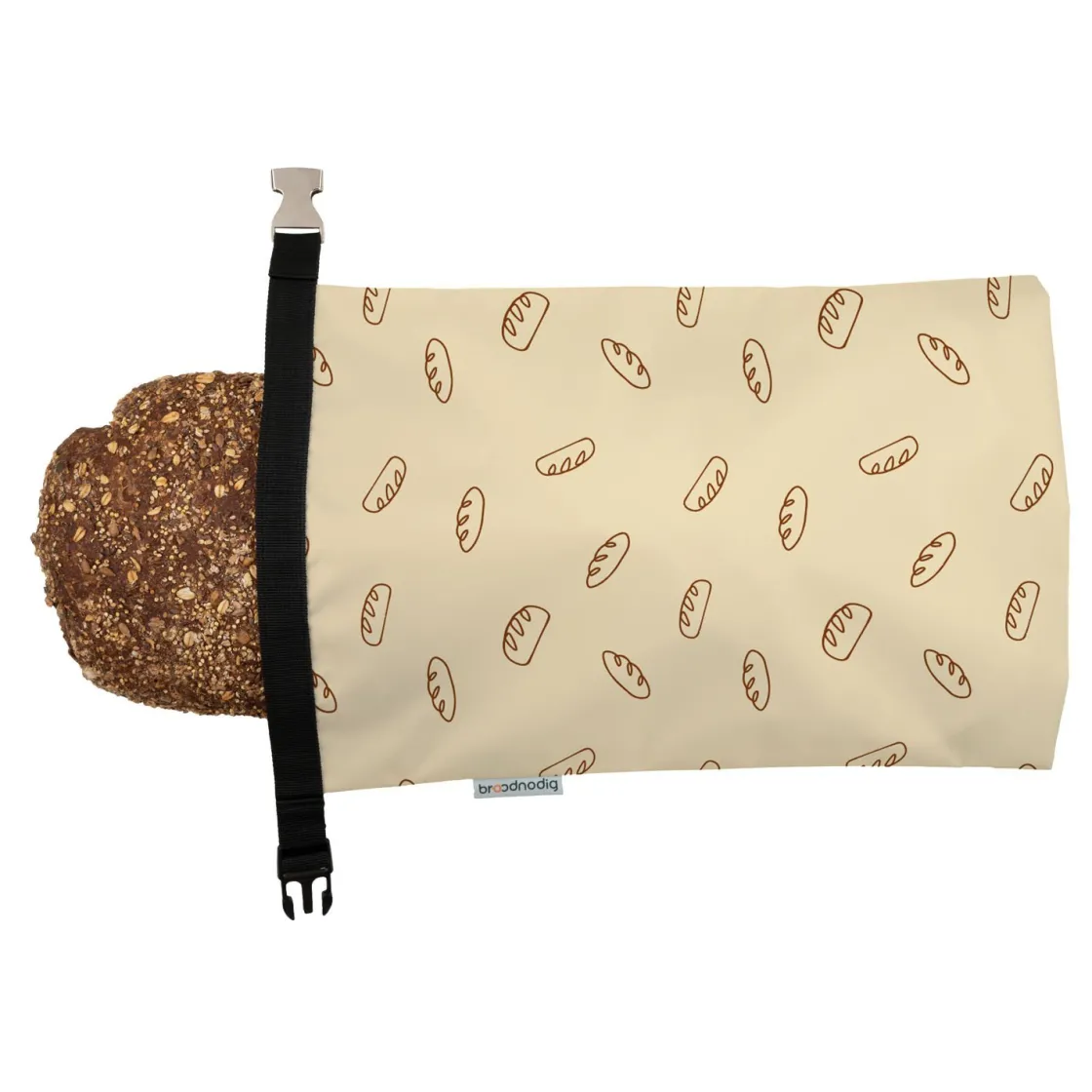 BrandNewCake Herbruikbare Broodzak Baguette motief 44x30cm* Zakken
