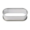 BrandNewCake Kanoring met Kraalrand 9x3,5x3cm* Dessertringen|Ovale Bakvormen