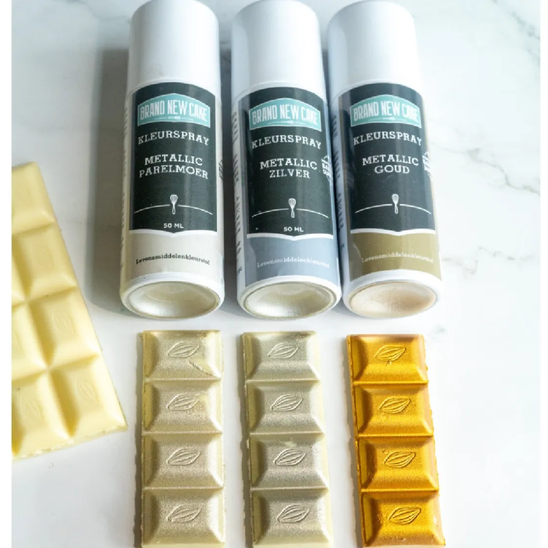BrandNewCake Kleurspray Metallic Parelmoer 50ml* Spray Kleurstoffen