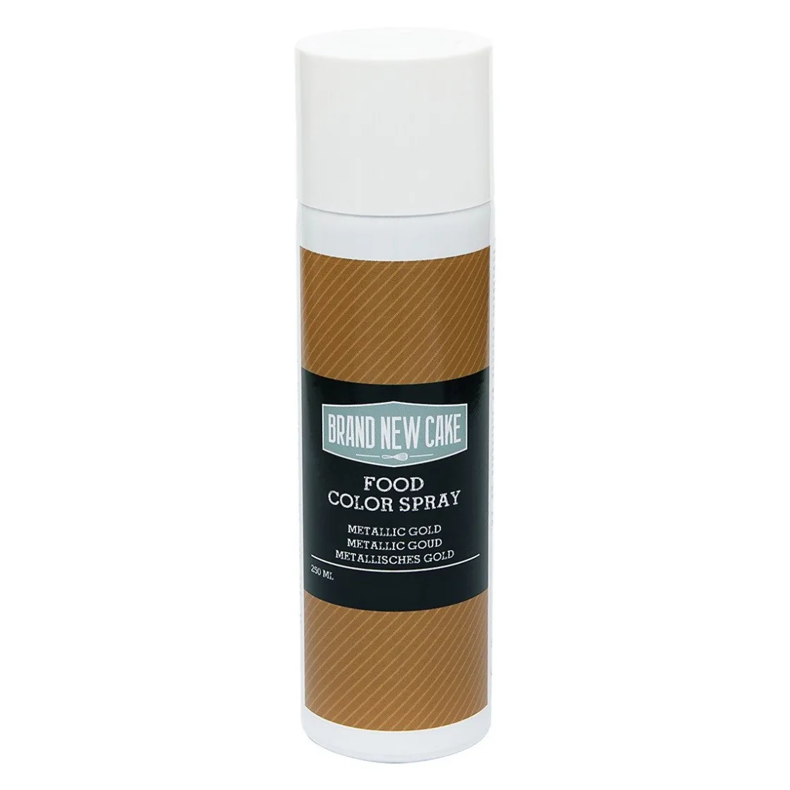 BrandNewCake Kleurspray Metallic Goud 250ml* Spray Kleurstoffen