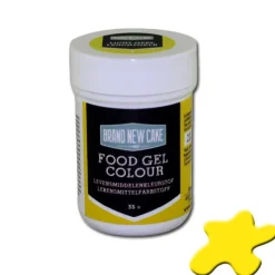 BrandNewCake Kleurstof Gel Licht Geel 35gr* Gel Kleurstoffen