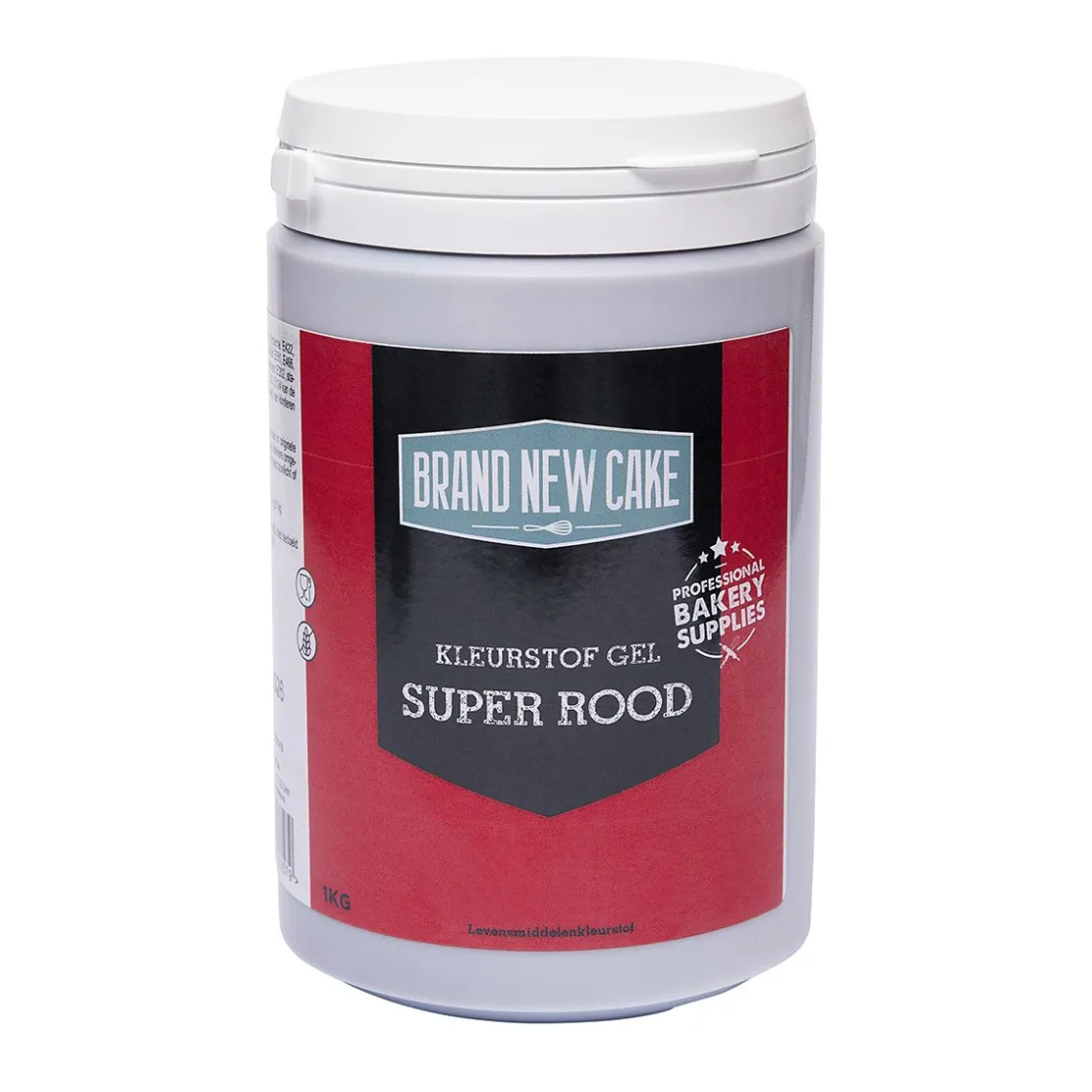 BrandNewCake Kleurstof Gel Super Rood 1kg* Gel Kleurstoffen