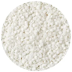 BrandNewCake Mini Confetti Rondjes Wit 4mm 500gr.* Ijsdips|Eetbare Strooisels