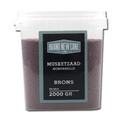 BrandNewCake Musketzaad Brons 2000gr.* Ijsdips|Eetbare Strooisels