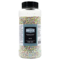 BrandNewCake Musketzaad (discodip) Mix 750gr.* Ijsdips|Eetbare Strooisels
