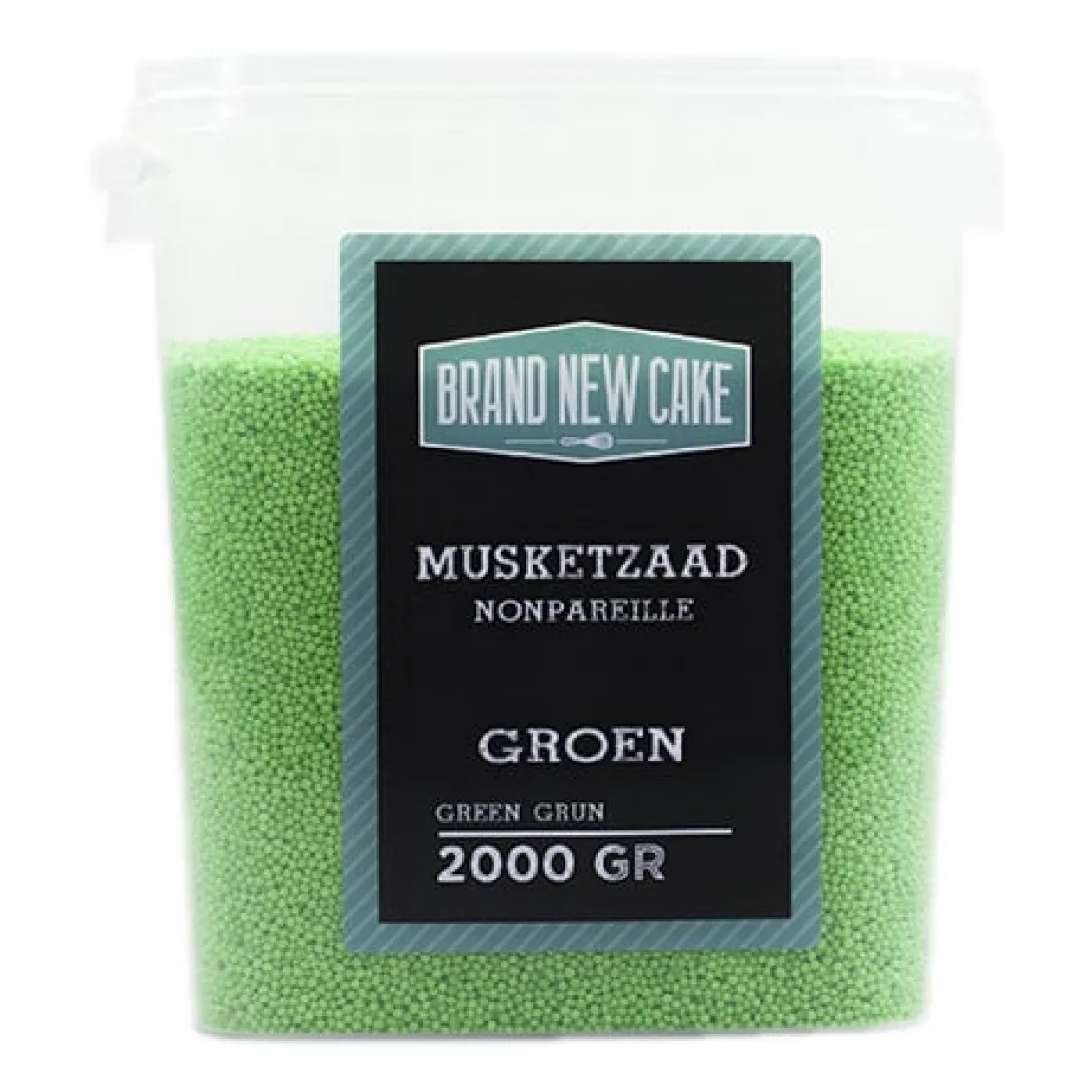 BrandNewCake Musketzaad Groen 2000gr.* Ijsdips|Eetbare Strooisels