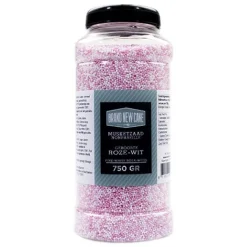 BrandNewCake Musketzaad Geboorte Roze-Wit 750gr.* Ijsdips|Eetbare Strooisels