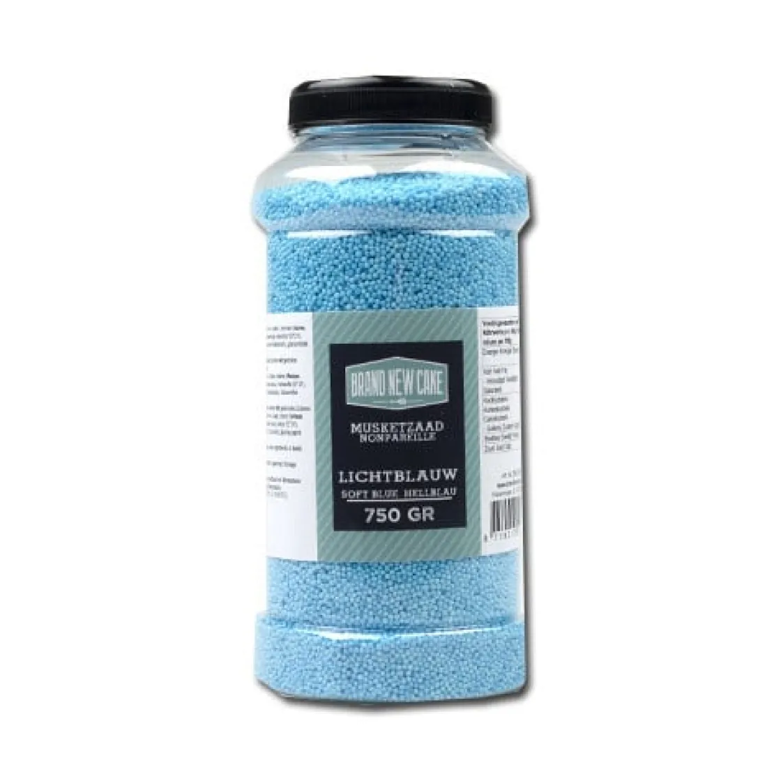 BrandNewCake Musketzaad Licht Blauw 750gr.* Ijsdips|Eetbare Strooisels