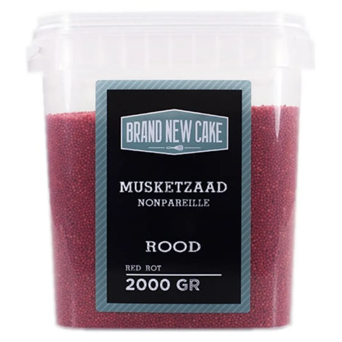 BrandNewCake Musketzaad Rood 2000gr.* Ijsdips|Eetbare Strooisels