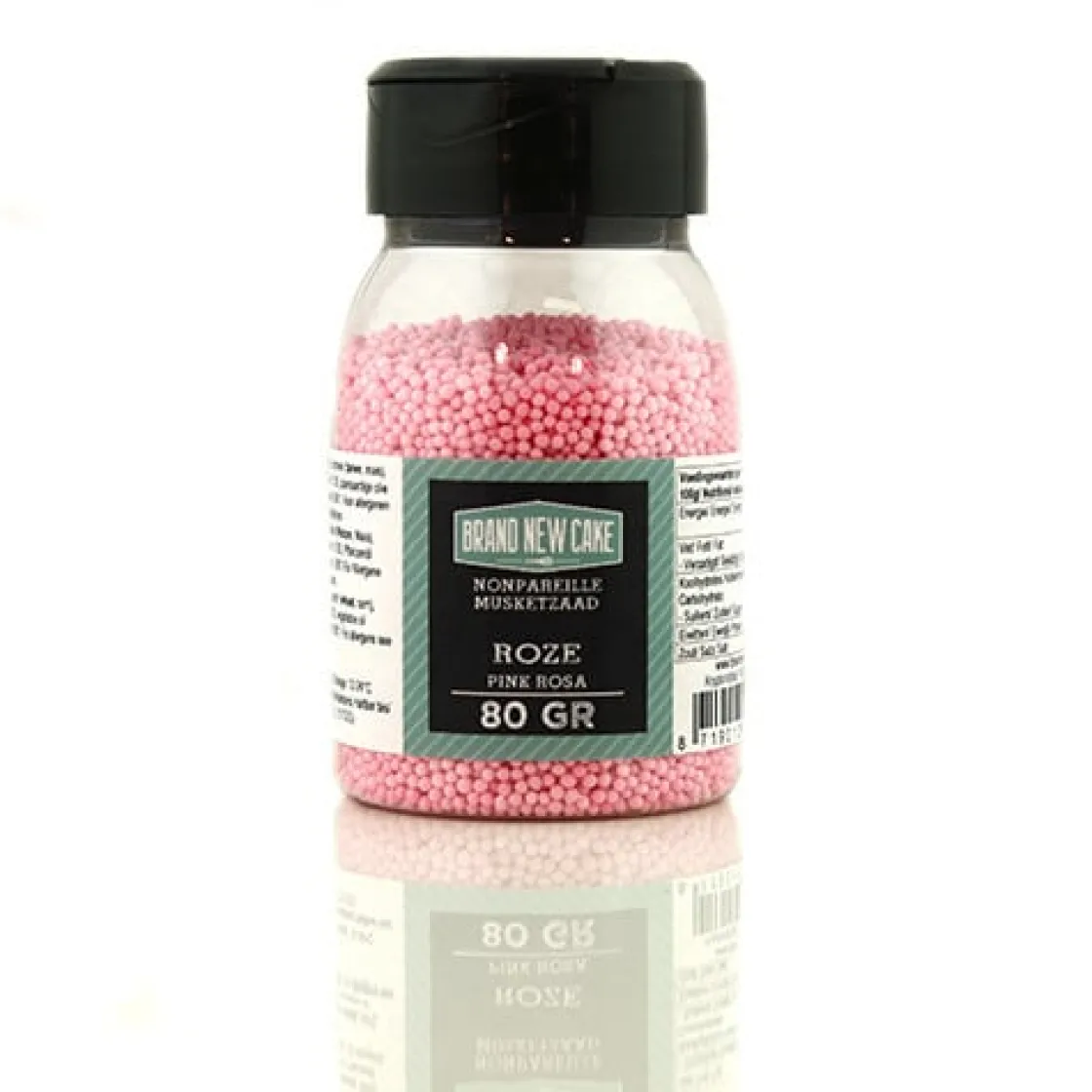 BrandNewCake Musketzaad Roze 80gr.* Ijsdips|Eetbare Strooisels