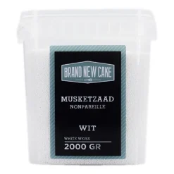 BrandNewCake Musketzaad Wit 2000gr.* Ijsdips|Eetbare Strooisels