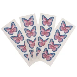 BrandNewCake Ouwel Vlinders Roze 16st.* Figuur Decoraties