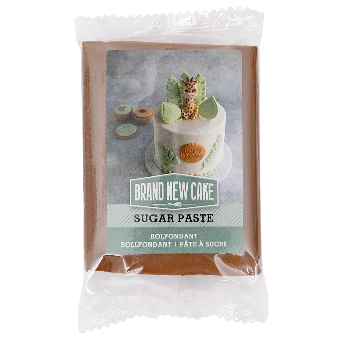 BrandNewCake Rolfondant Bruin 250g* Rolfondant