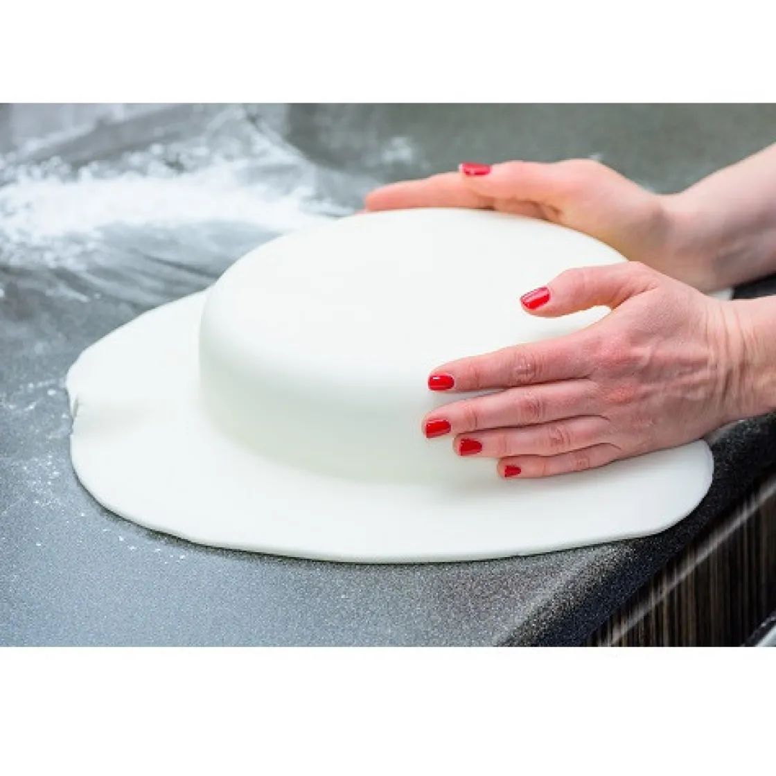 BrandNewCake Rolfondant Wit Marshmallow smaak 5 kg.* Rolfondant