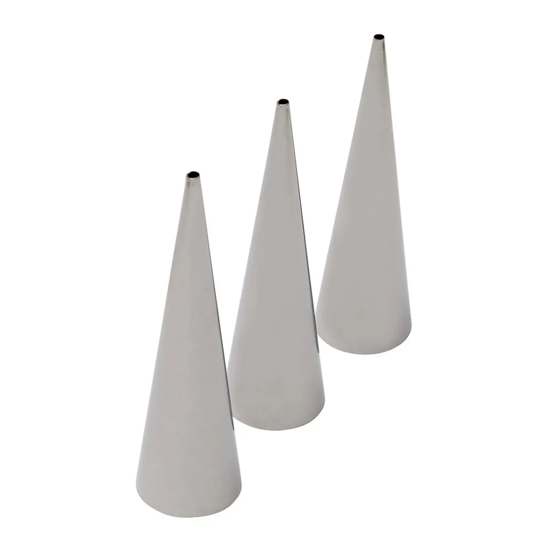 BrandNewCake Roomhoornpennen 12cm Set/3* Dessertringen|Speciale Bakvormen