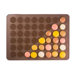 BrandNewCake Siliconen Bakmat Macarons 30x40cm / 48 macarons* Bakhulpmiddelen