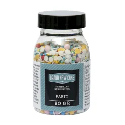 BrandNewCake Sprinkles Party 80gr.* Eetbare Strooisels