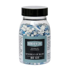 BrandNewCake Sprinkles Sparkle of Blue 80gr.* Eetbare Strooisels