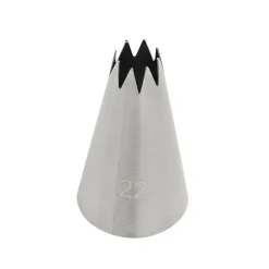 BrandNewCake Spuitmondje Open Ster #22* Spuitmondjes