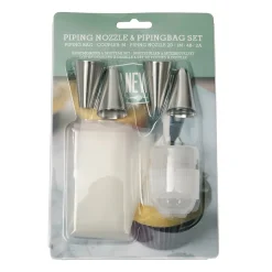 BrandNewCake Spuitmondjes Medium + Spuitzak Set/6* Spuitmondjes