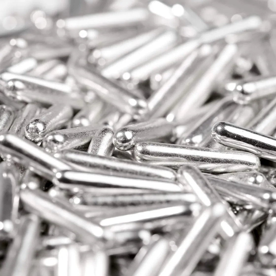 BrandNewCake Sugar Rods Metallic Zilver 80gr.* Ijsdips|Eetbare Strooisels