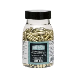 BrandNewCake Sugar Rods Metallic Goudgeel 80gr.* Ijsdips|Eetbare Strooisels