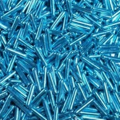 BrandNewCake Sugar Rods Metallic Blauw 80gr.*** Ijsdips|Eetbare Strooisels