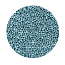 BrandNewCake Suikerparels Metallic Blauw 4mm 80gr.* Eetbare Strooisels
