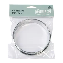 BrandNewCake Taartring RVS Ø10x2cm* Dessertringen|Ronde Bakvormen