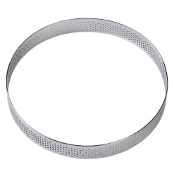 BrandNewCake Taartring RVS Geperforeerd Ø15x2cm* Dessertringen|Ronde Bakvormen