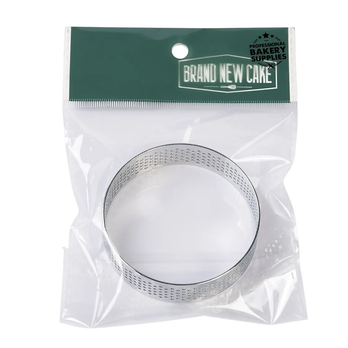 BrandNewCake Taartring RVS Geperforeerd Ø6x2cm* Dessertringen|Ronde Bakvormen