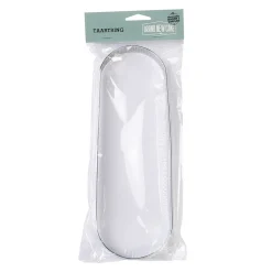 BrandNewCake Taartring RVS Ovaal Geperforeerd 12x3,5x2cm* Dessertringen|Ovale Bakvormen