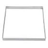 BrandNewCake Taartring RVS Vierkant Geperforeerd 20x2cm*** Dessertringen|Vierkante Bakvormen