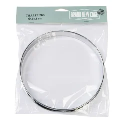 BrandNewCake Taartring RVS Ø16x2cm* Dessertringen|Ronde Bakvormen