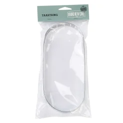 BrandNewCake Taartring RVS Ovaal Geperforeerd 27x8x2cm*** Dessertringen|Ovale Bakvormen